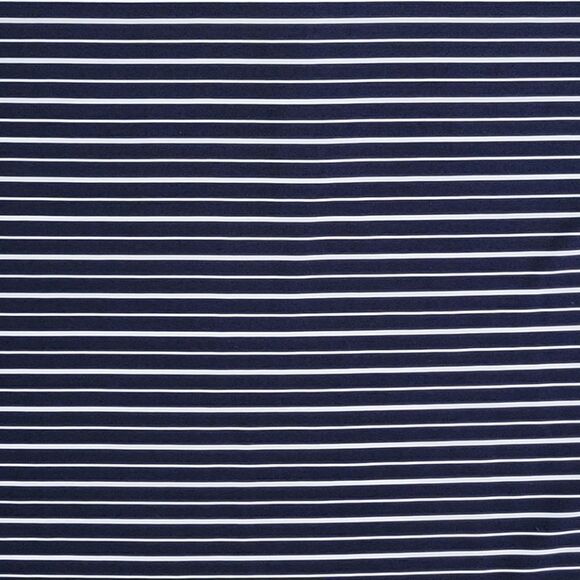 Adidas Golf Men's Classic Navy Stripe Polo Shirt Top - Picture 10 of 12
